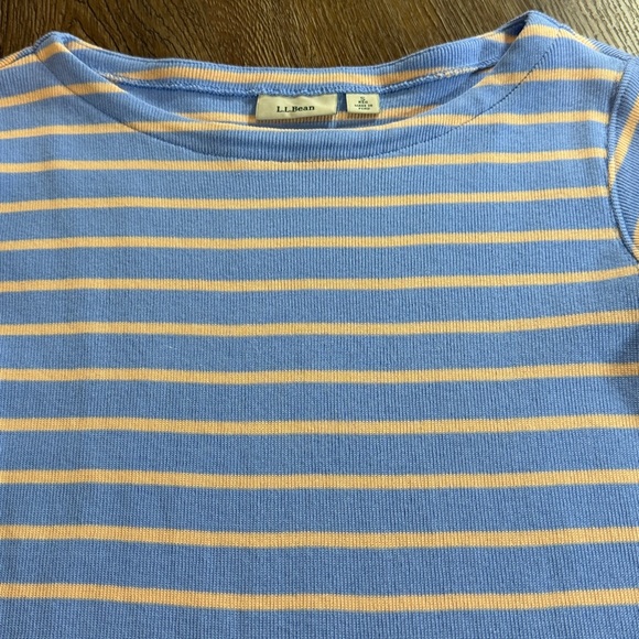 L.L. Bean Women’s Rib-Knit 3/4 Sleeve Top - Picture 3 of 6